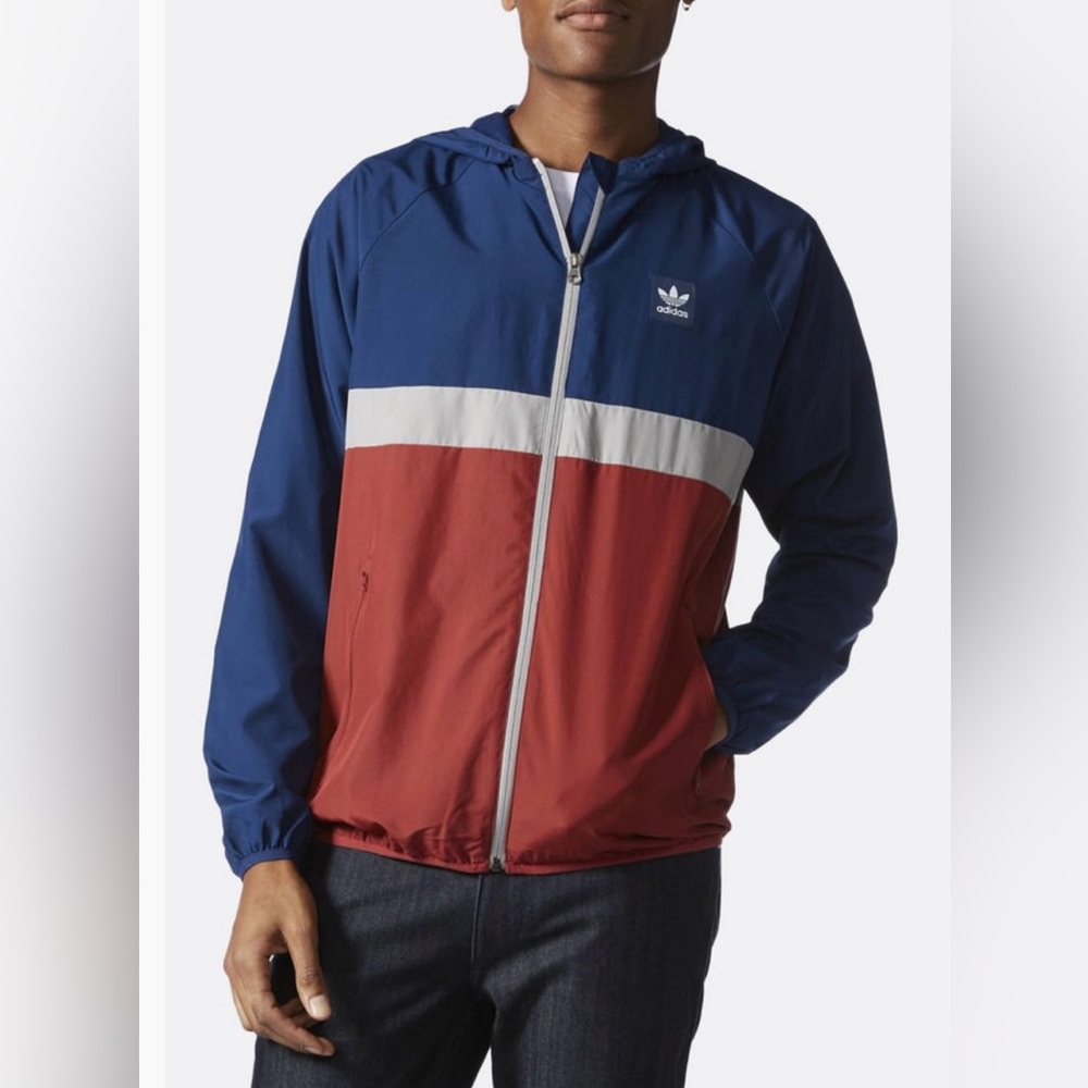 Adidas Packable Skateboarding Wind Jacket size Small